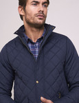 Men's traditional diamond quilt gilet by Vedoneire of Irleand