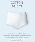 3 Pack of Womens Maxi Briefs (7001 Nude) High Waisted Panties Underwear Knickers with support