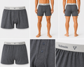 Men's Loose-Fit Jersey Boxer Shorts, 2-Pack