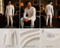 Thermal Long Sleeve (1856) Available in Cream and Charcoal