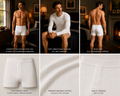 Mens Thermal Trunks x 1 (1882) Available in Cream/White and Charcoal