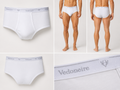Men's Cotton Executive Briefs White