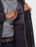 Men's fully padded coat with concealed hood, by Vedoneire of Ireland