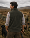 Men's Fleece Gilet (4191) Olive