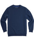 Men's luxury crew neck sweatshirt,  navy, by Vedoneire of Ireland