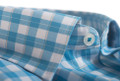 Men's soft bamboo mix sea green check shirt Vedoneire of Ireland
