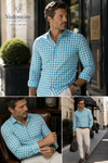 Men's Soft Bamboo Classic Fit Shirt (2230) Godkin Rainsong