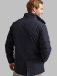 Fully padded men's coat with double front opening by Vedoneire of Ireland