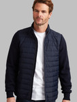 Men's padded hybrid navy jacket by Vedoneire of Ireland