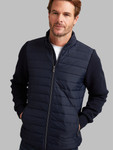 Men's padded hybrid navy jacket by Vedoneire of Ireland