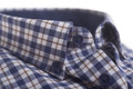 Warm winter shirt in fine 100% cotton with a light brush