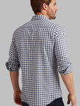 Warm winter shirt in fine 100% cotton with a light brush