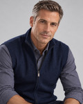 Men's Full Zip Merino Two Sided Pockets (4513) Navy