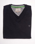Men's Cotton V-Neck Sleeveless Jumper (4330) Navy
