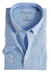Men's Cotton Long Sleeve Oxford Shirt, Blue