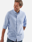 Mens Pale Blue Oxford Shirt in 100% Cotton by Vedoneire of Ireland