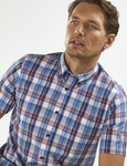 Men's Soft Wash Cotton Short Sleeve Check Shirt (2279 Robles)