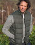 Men's Cotton V-Neck Striped Jumper (4310 Seagreen) green beige