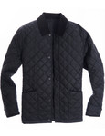Classic cord trim quilted jacket