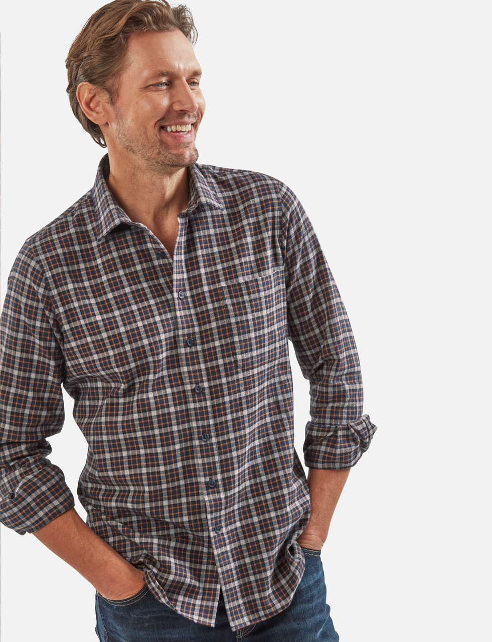 Rain Cotton Brushed Shirt