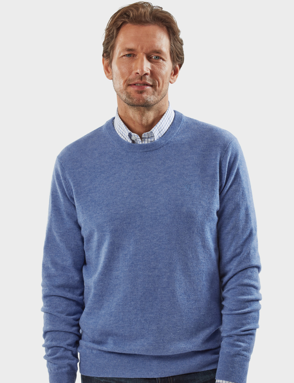 Mens V Neck Wool Jumper Various Colours