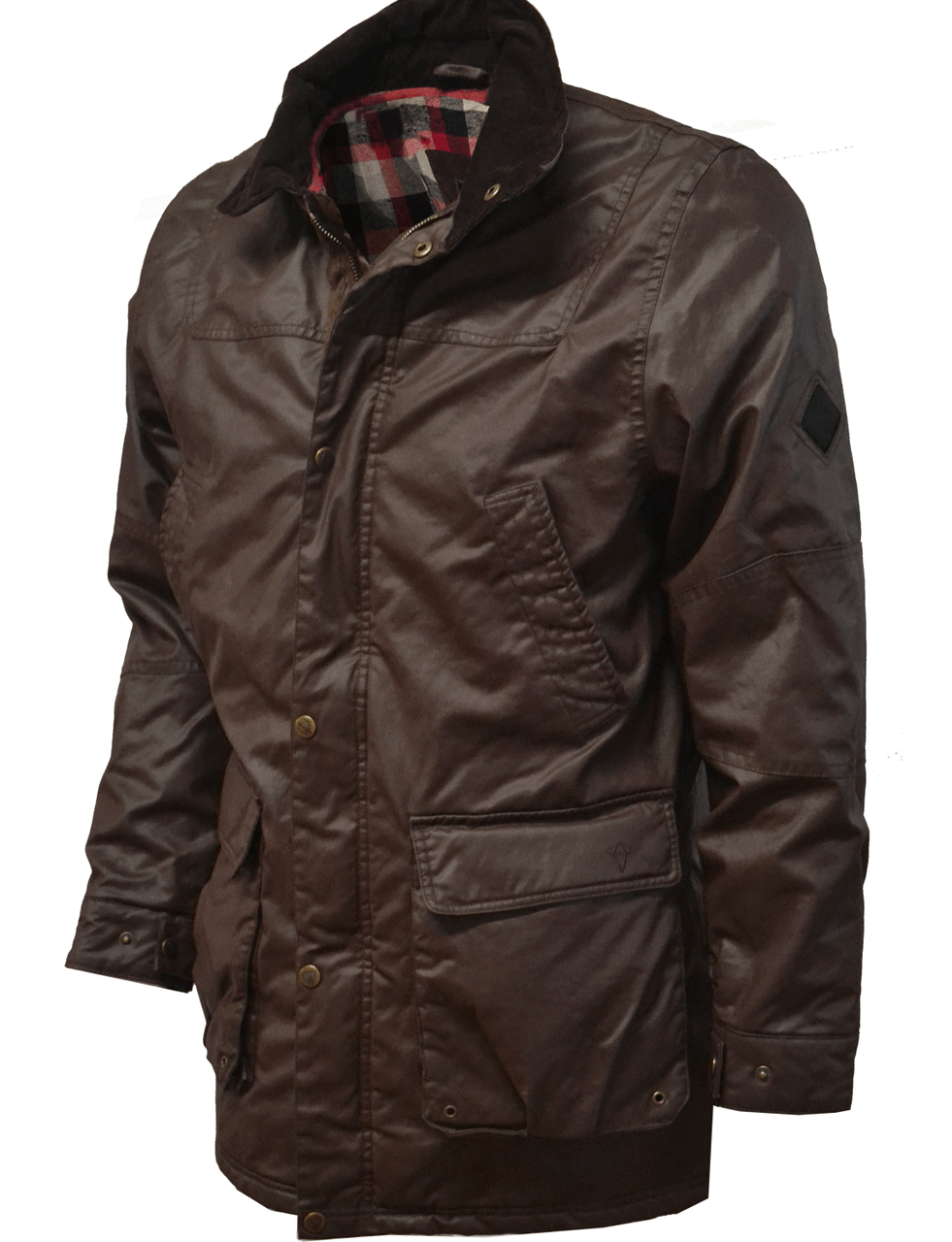 padded wax jacket mens