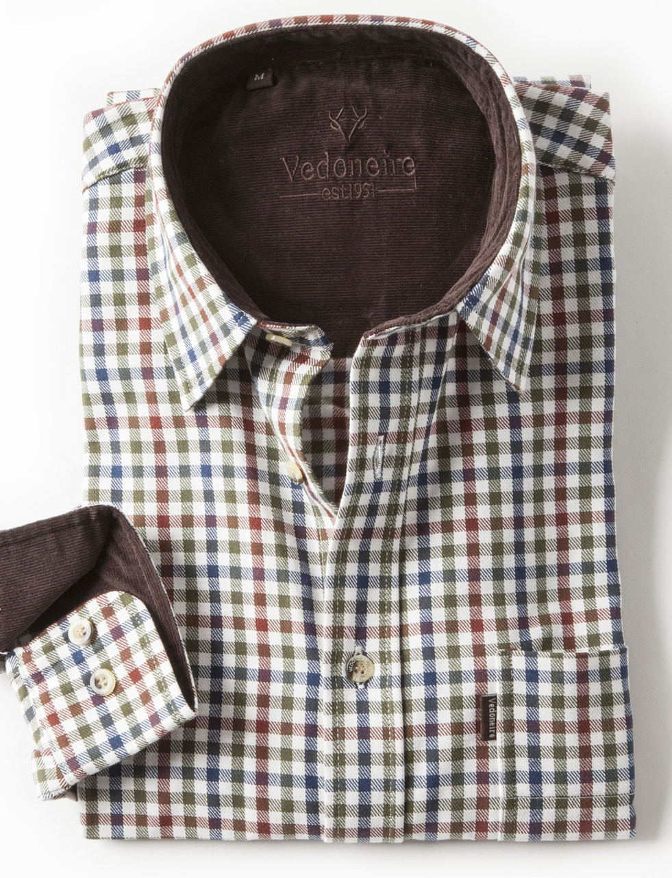 Men's Cotton Tattersall Shirt 