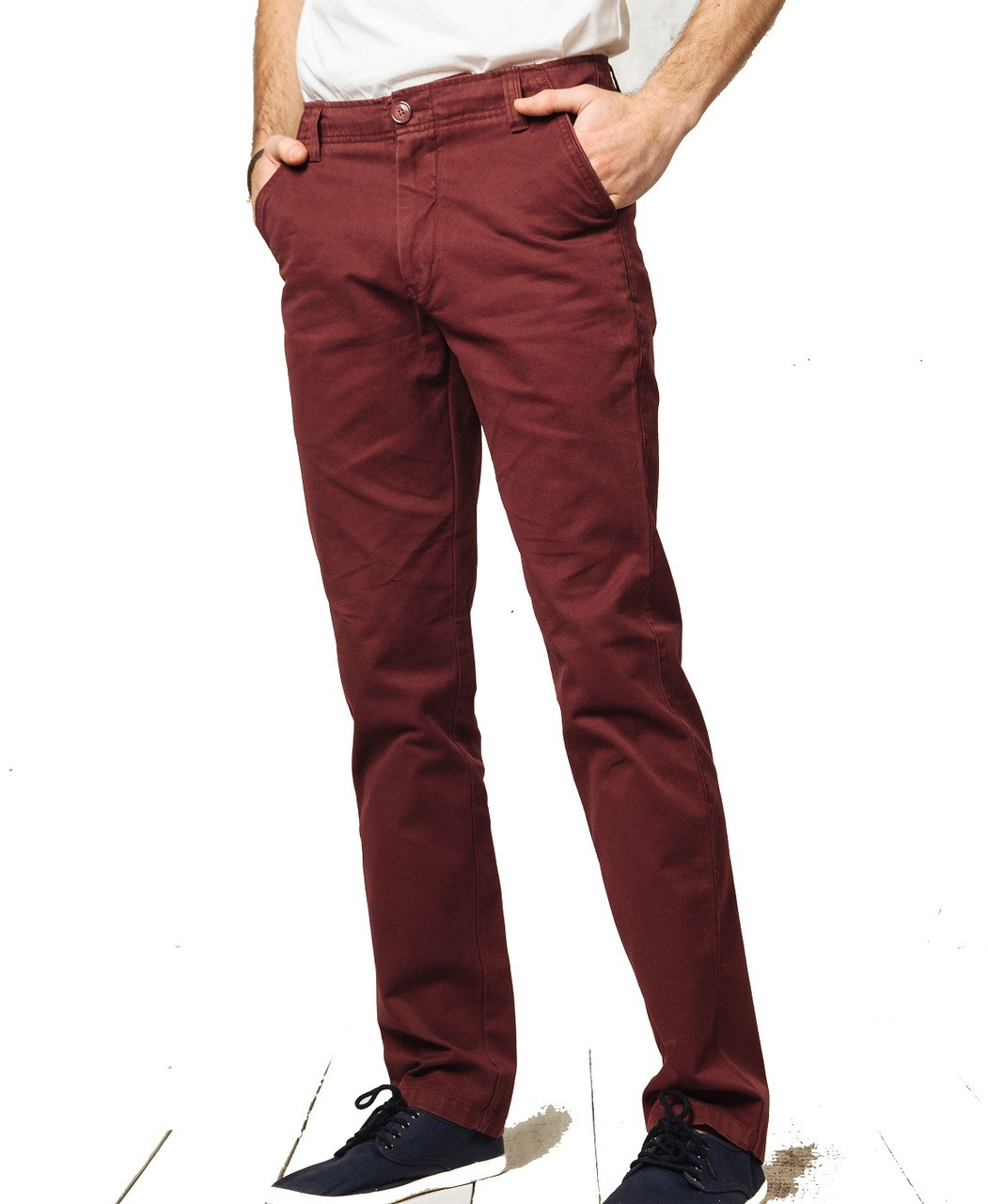 Mens Twill Trousers Mustard