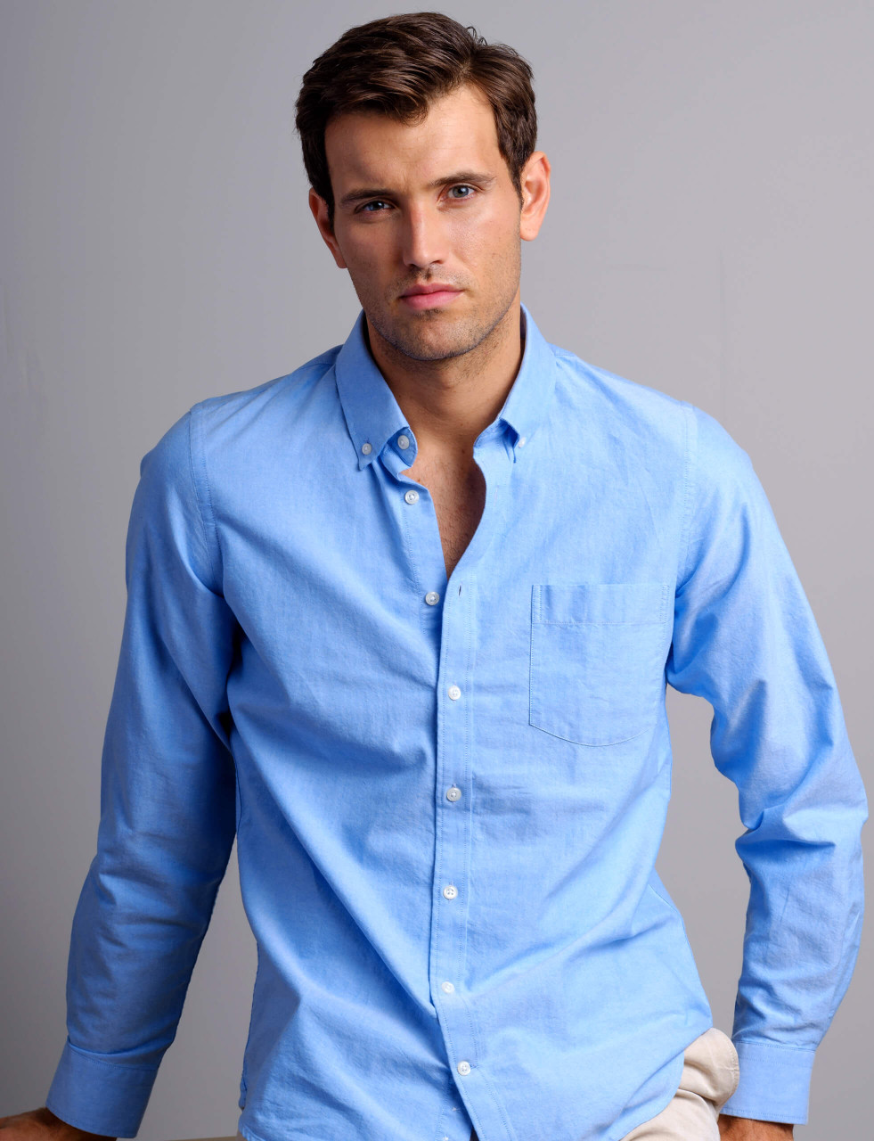 light blue oxford shirt mens