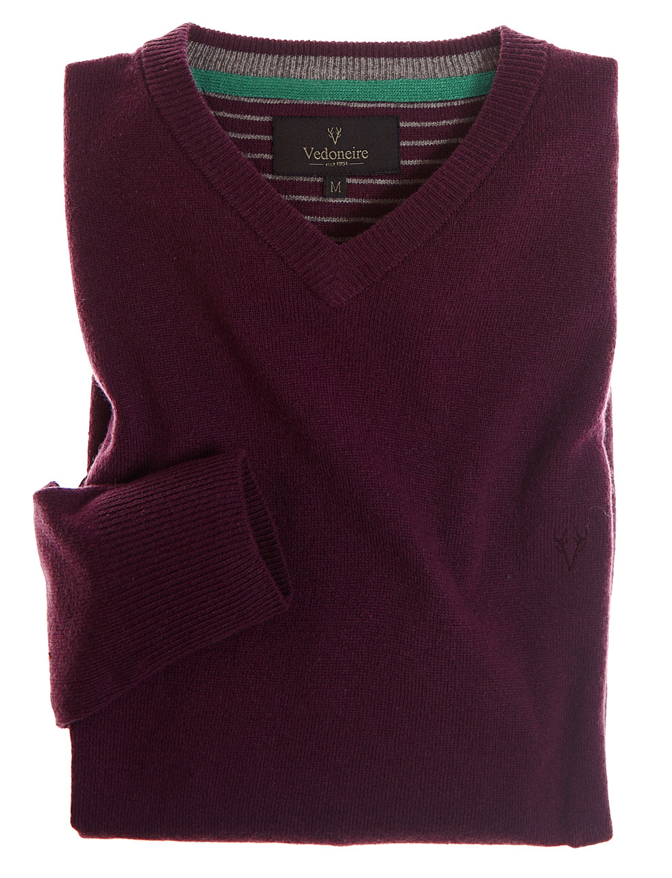 mens lambswool jumpers v neck