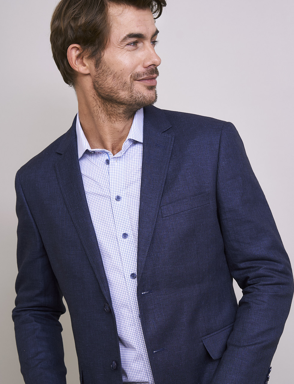 Mens unlined shop linen blazer