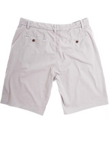 Men's garment washed cotton short, stone, by Vedoneire of Ireland
