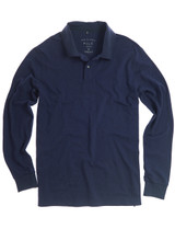 Men's long sleeve pique polo with stretch by Vedoneire of Ireland