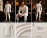 Thermal Long Sleeve (1856) Available in Cream and Charcoal