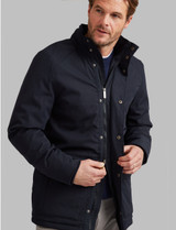 Men's fully padded coat with concealed hood, by Vedoneire of Ireland