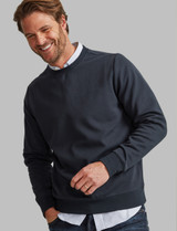 Men's Scuba style sweatshirt, navy, by Vedoneire of Ireland