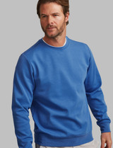 Men's cotton mix sweatshirt, blue, by Vedoneire of Ireland