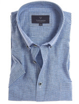 men's linen mix short sleeve shirt with pocket by Vedoneire of Ireland