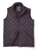 Fleece lined Purple quilted gilet by Vedoneire of Ireland