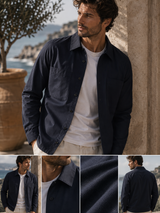 Men's Cotton Shaket (2498) Navy