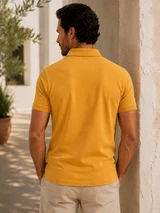 Men's Cotton Polo Shirt (3025) Dijon