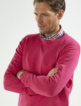 Soft cotton round neck pullover by Vedoneire of Ireland
