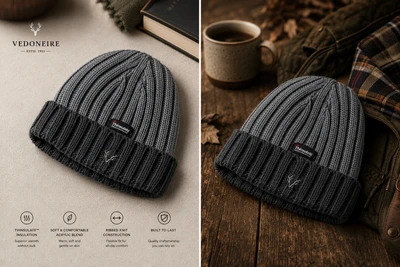 Men's Thinsulate Hat (3119) Charcoal Grey