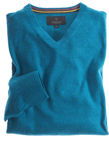 Men's Round Neck Jumper Cotton Cashmere 