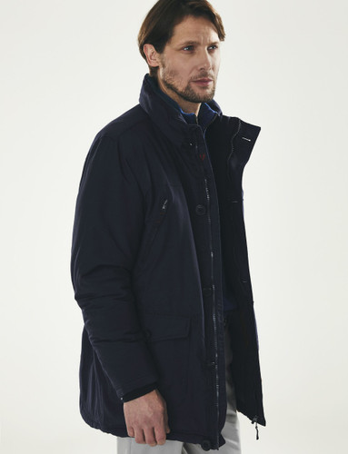 Mens Cotton Padded Jacket Coat (3046 ) Navy