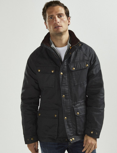 Mens Wax Field Jacket  by Vedoneire of Ireland