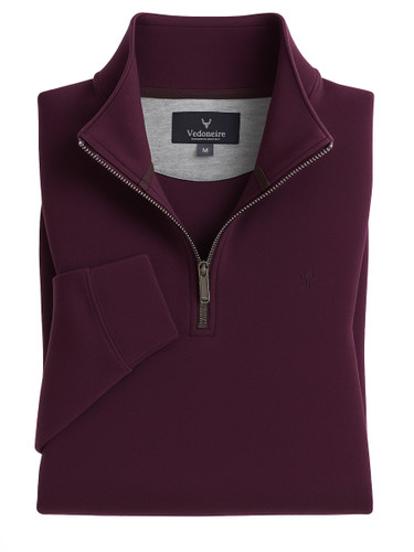 Men's quarter zip sweatshirt in seasons hottest colour