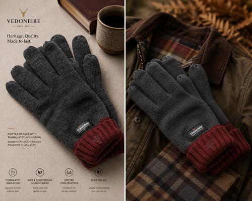Men's Thinsulate Gloves (3120) Warm Blocks