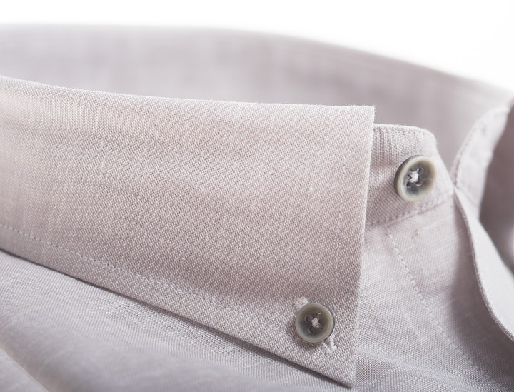 Men's short sleeve linen mix shirt by Vedoneire of Ireland