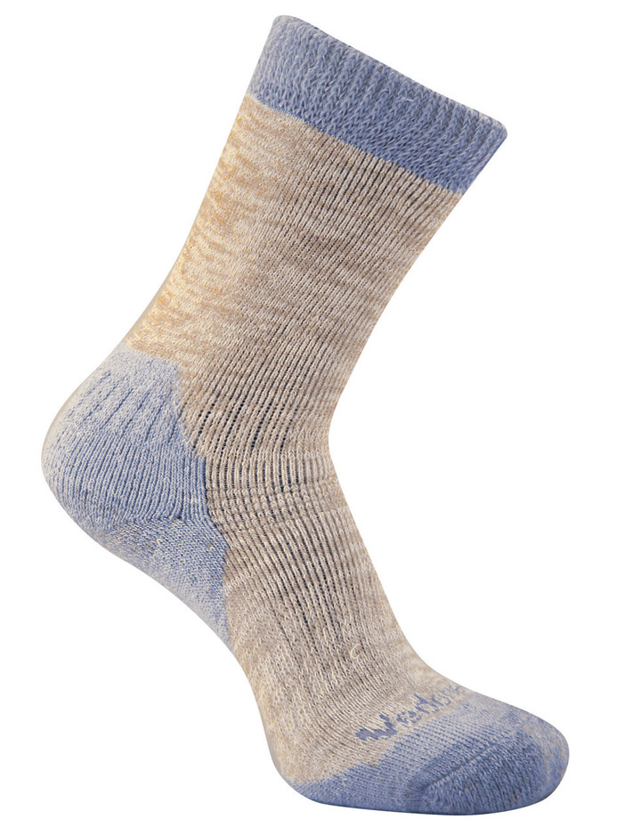 Sky Blue Coolmax and Wool walking sock by Vedoneire of Ireland
